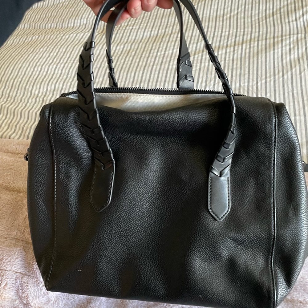 French connection leather purse